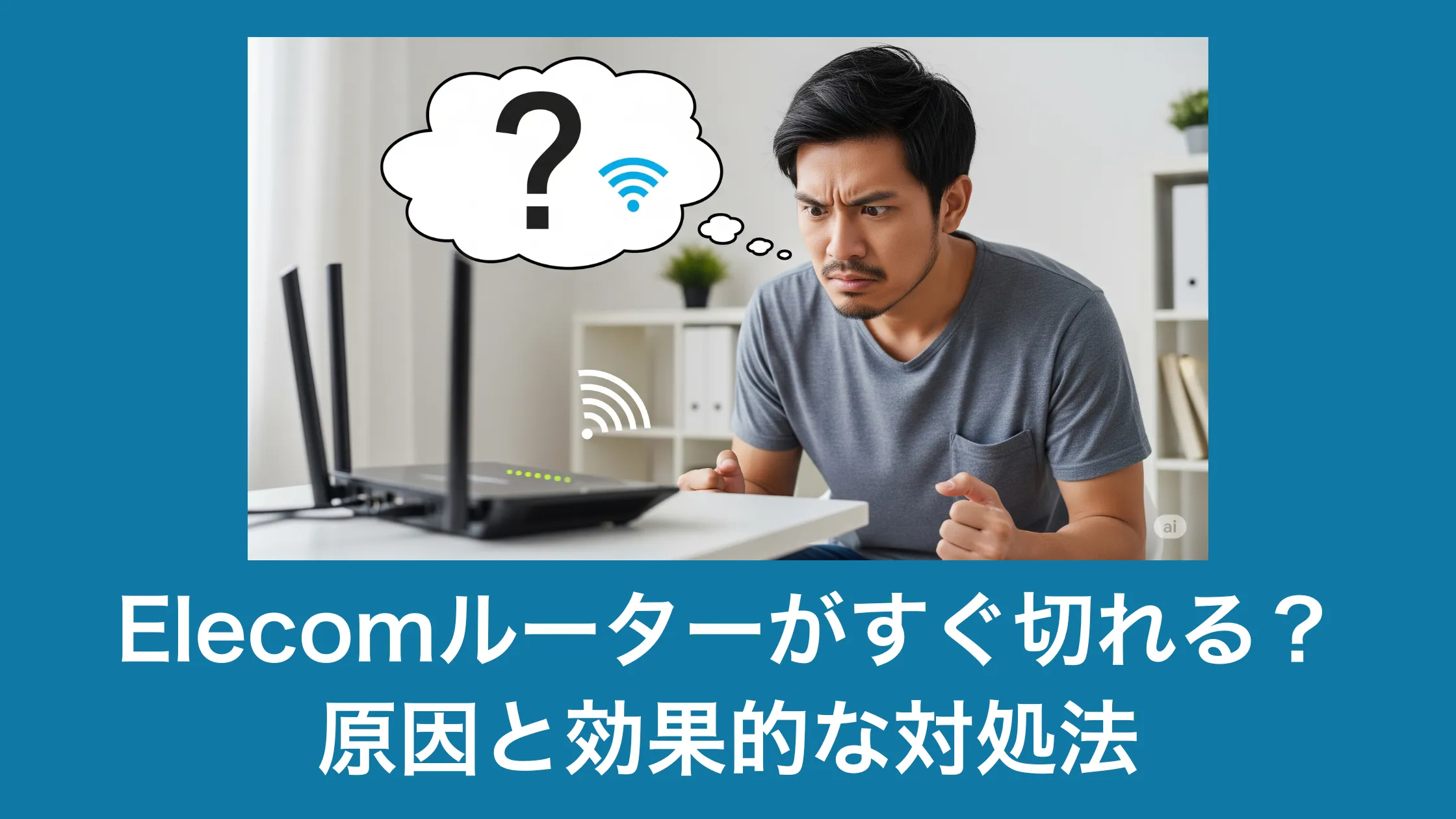 Elecomルーターがすぐ切れる？原因と効果的な対処法