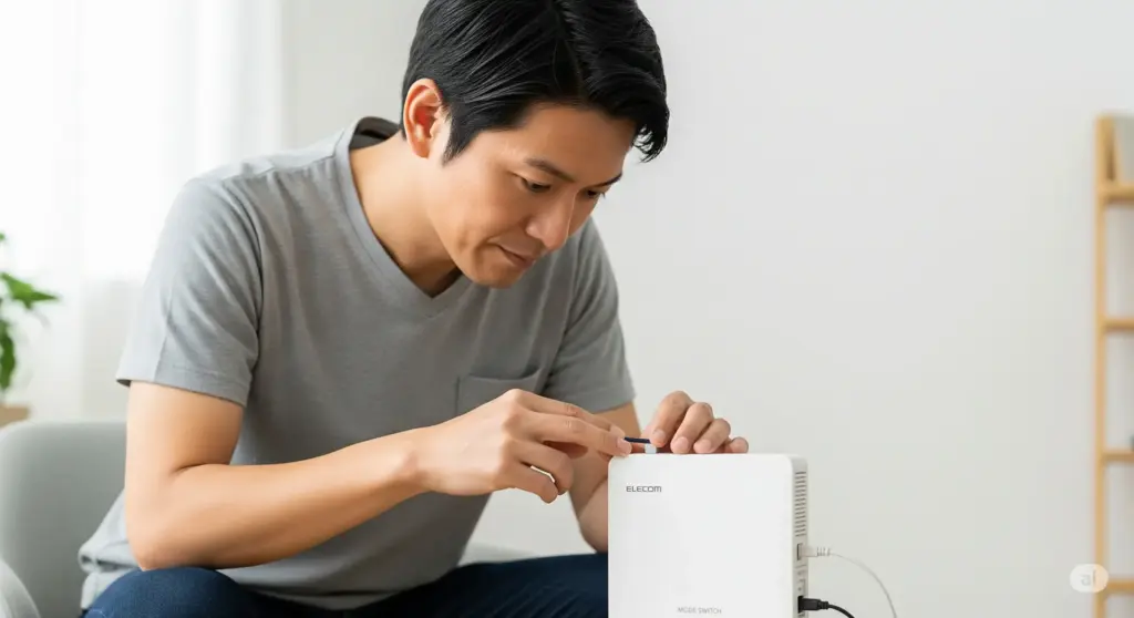 エレコム製品の中継器モード