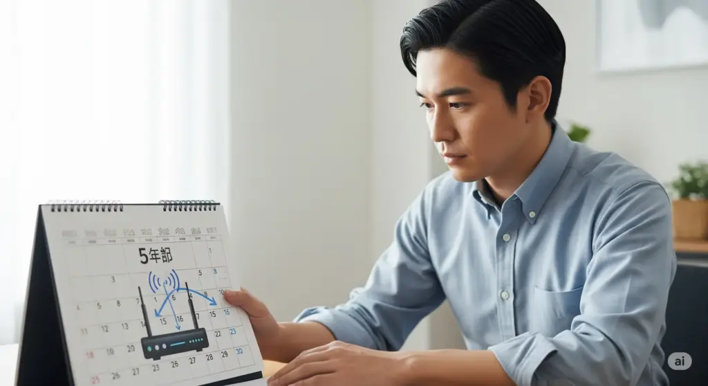 何年くらいで交換?ルーターの寿命の目安