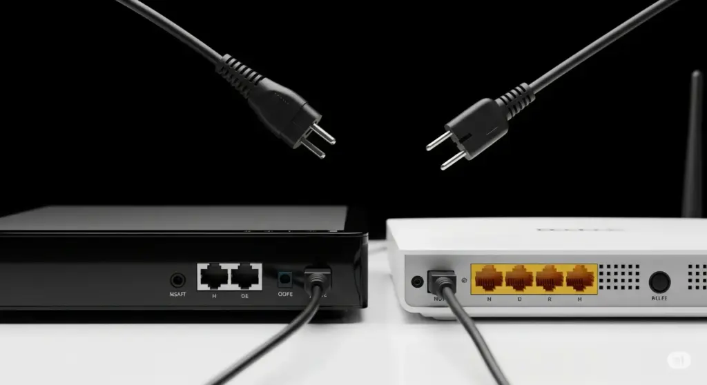 モデムとルーターの再起動で改善