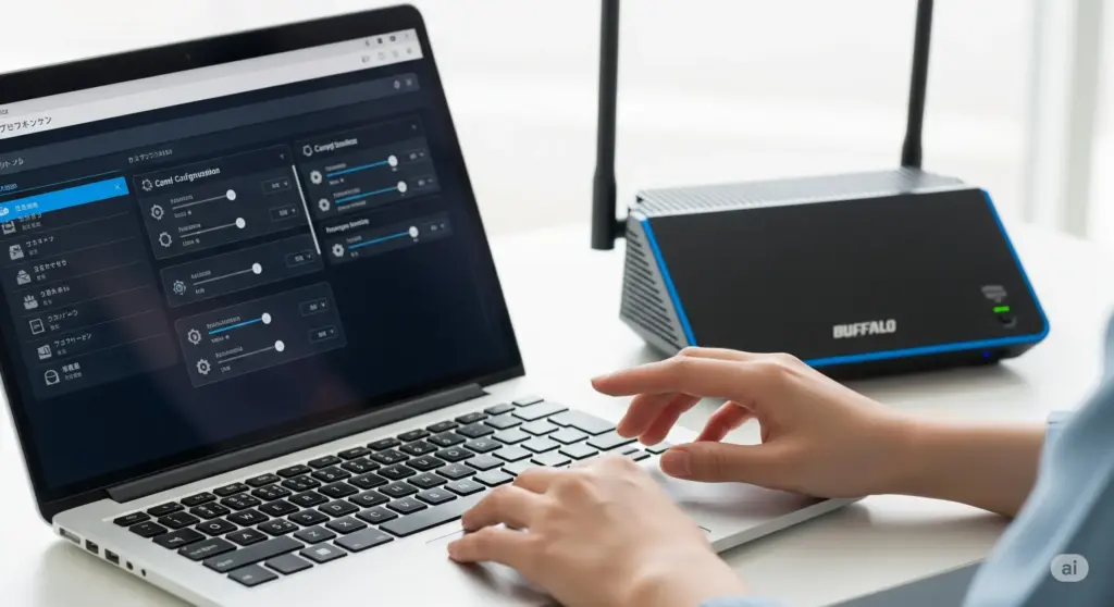 バッファロー ルーター有線速度のおすすめ設定
