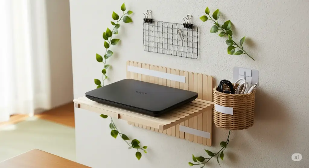 セリアで手軽にDIY壁掛け