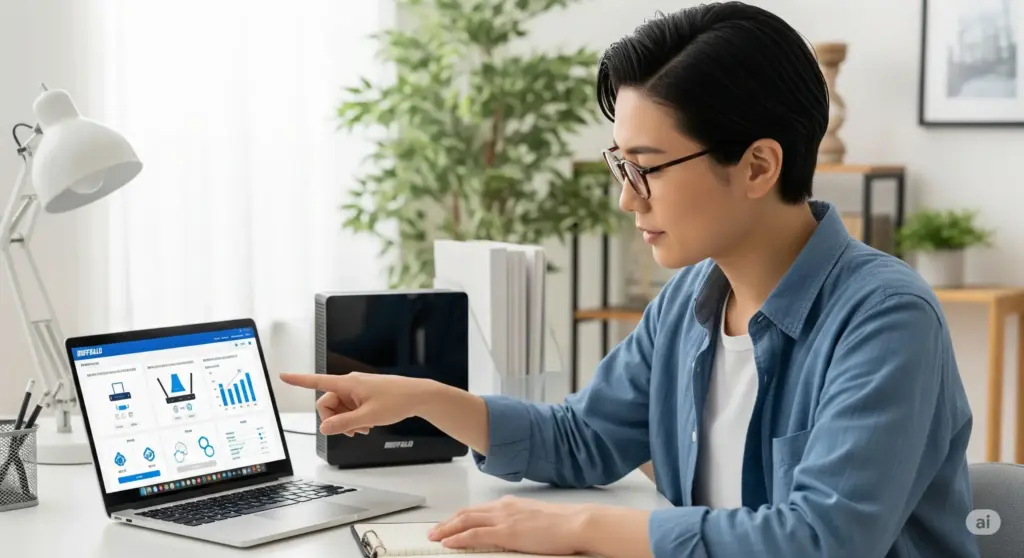 バッファロー製ルーターの再起動ポイント