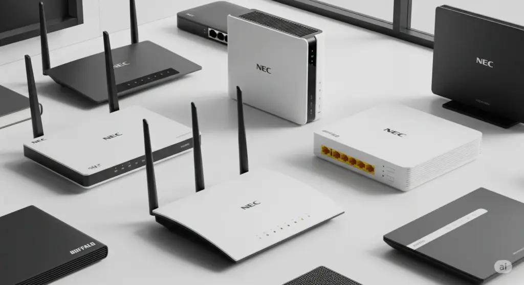 各社のルーターの特長