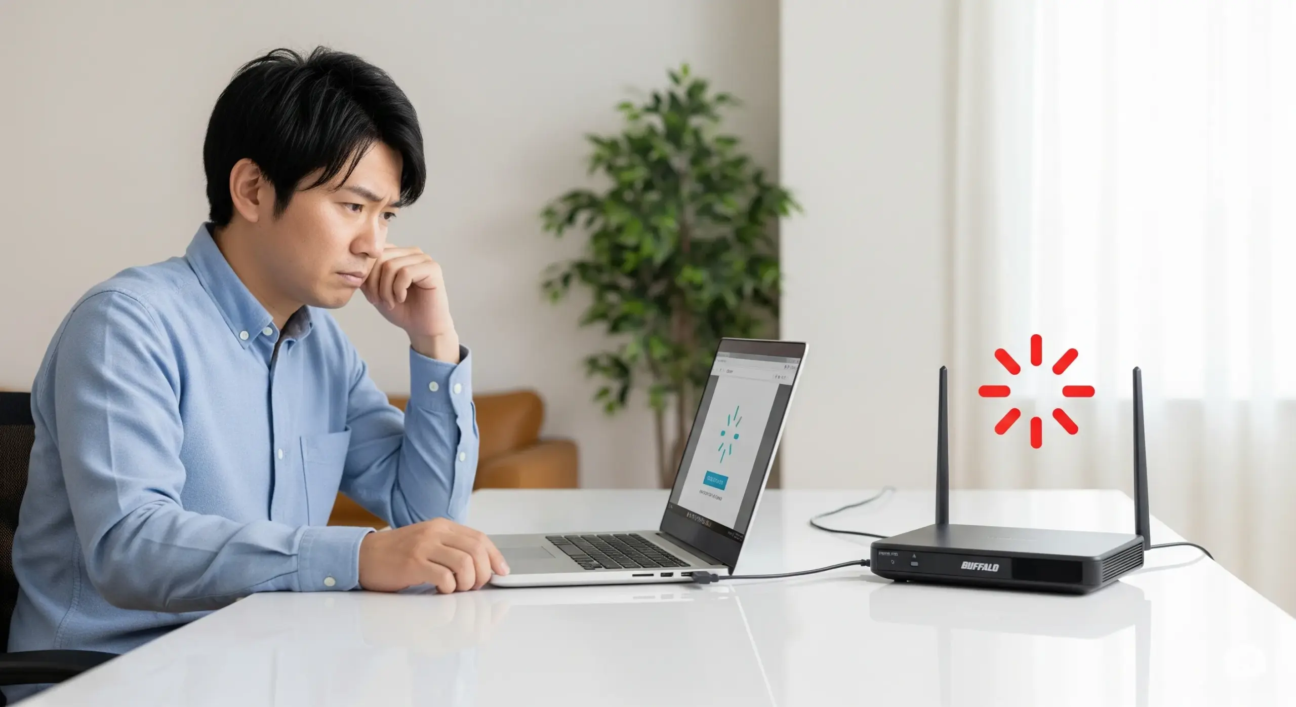 バッファローのルーターで有線が遅い？原因と設定を解説