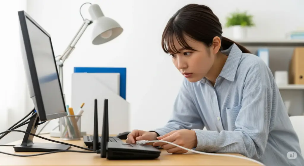 有線接続も不安定な時の対処法