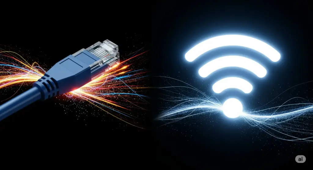 バッファローのルーターで有線が遅い?原因と設定を解説有線と無線ではそもそもどちらが早いの?