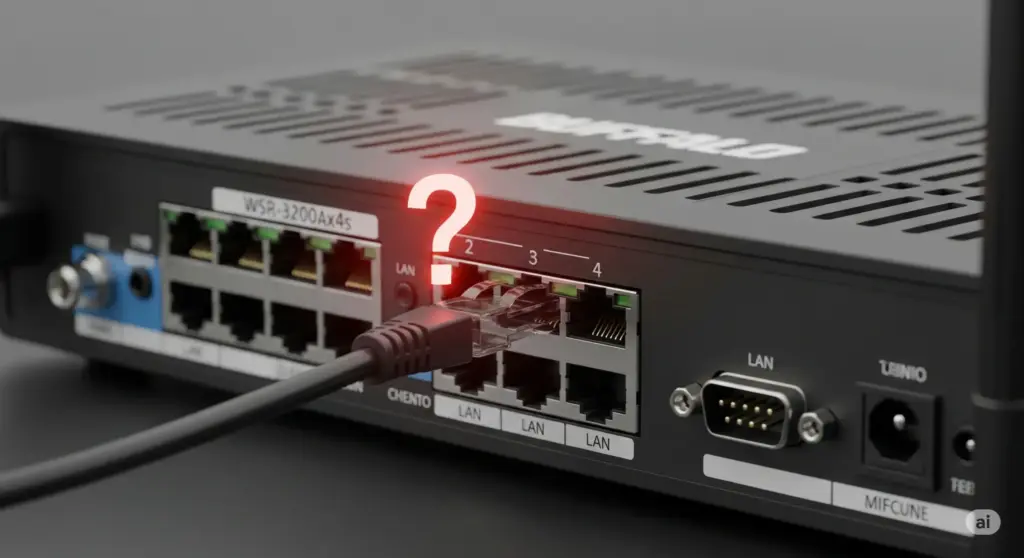 WSR-3200ax4sで有線が遅い特有の問題