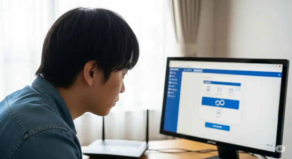 バッファロールーターのIPアドレス変更