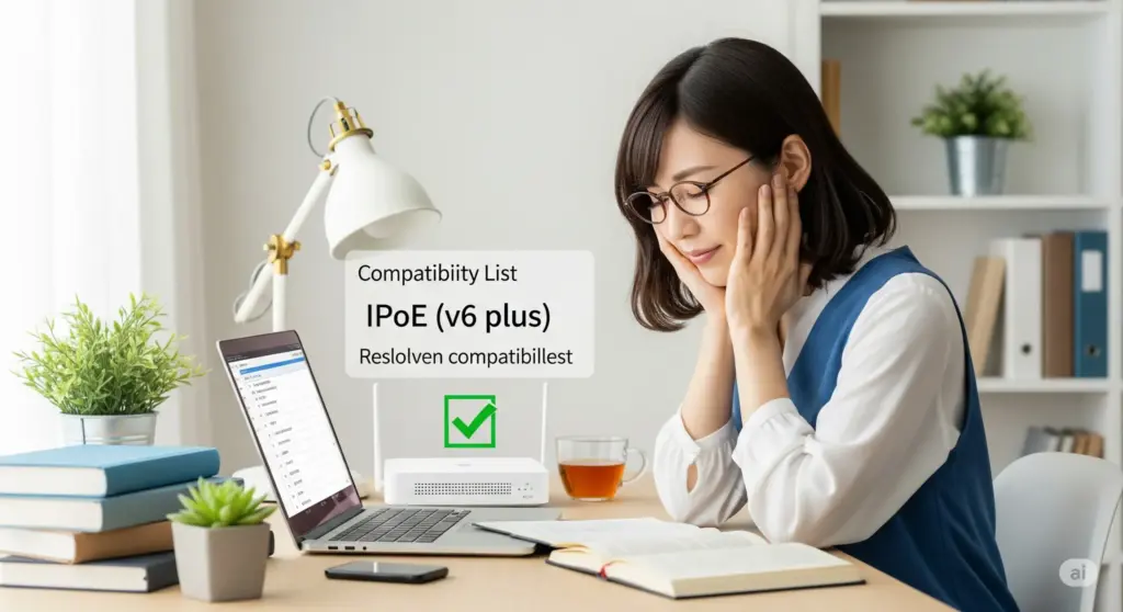 IPoE(v6プラス)接続での注意点