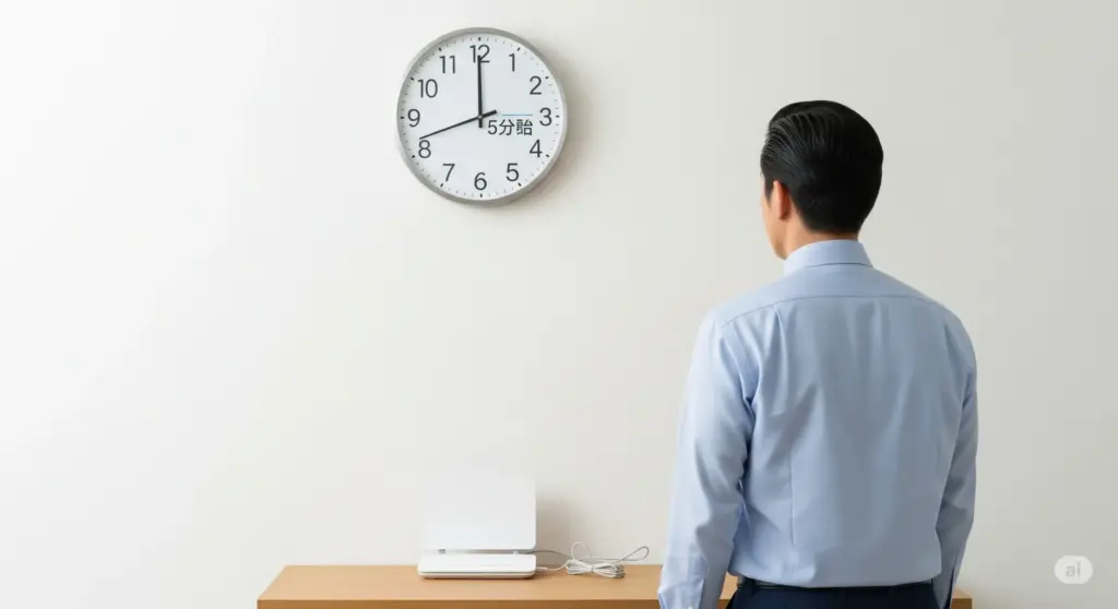 電源を抜いた後5分間待つ理由