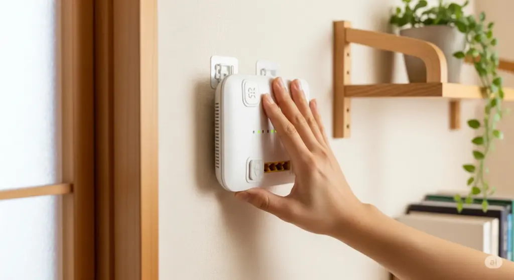 穴開けない壁掛けのポイント