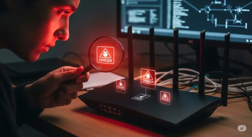 ルーターがハッキングされているか確認する方法